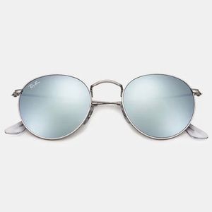 Mirrored Round Metal RB3447 Ray-Ban Sunglasses